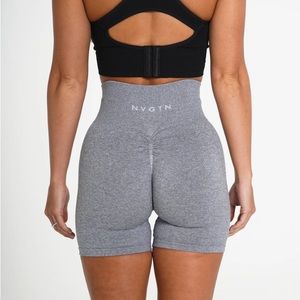 NVGTN Grey scrunch shorts XS